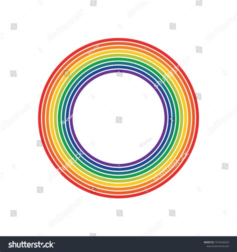 Rainbow Vector Sky Colorful Rainbow Stock Vector (Royalty Free) 1970426033 | Shutterstock