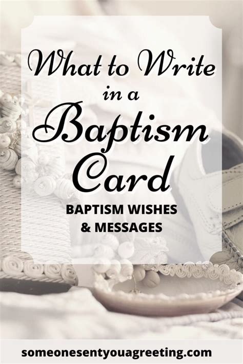 Beautiful Baptism Card Wishes and Messages