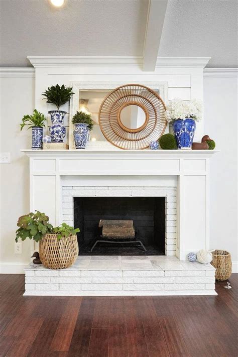 30 Unique White Brick Fireplace Ideas You Can DIY