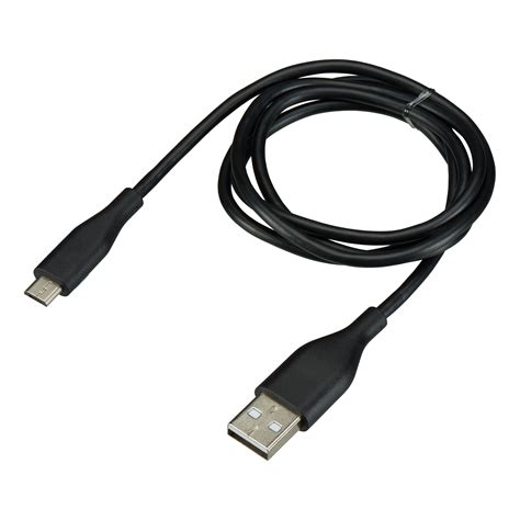 onn. 3' Micro USB Charging Cable, Black - Walmart.com - Walmart.com