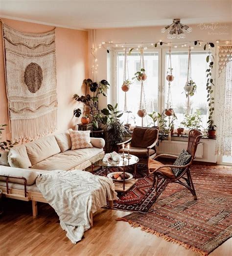 10+ Boho Living Room Design – DECOOMO