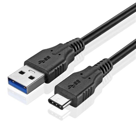 USB Type C Cable (3 FT) - USB-C to USB-A Standard Type A Male to Male USB 3.0 SuperSpeed ...