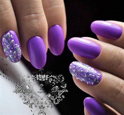 Cute Light Purple Nail Designs - #sally hansen magical nail makeup #nails inc nail makeup #nail ...