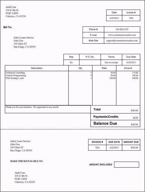 Best Quickbooks Invoice Templates