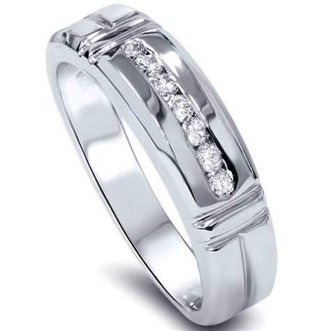 Diamond Mens Wedding Rings Gold - Wedding Rings Sets Ideas