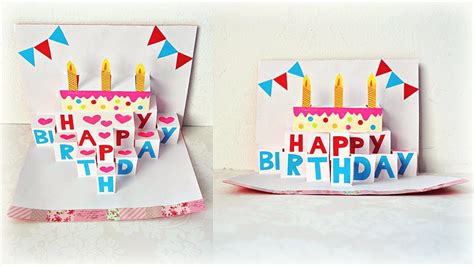 Beautiful Birthday Card Idea| Pop Up Birthday Greeting Card - Real World News