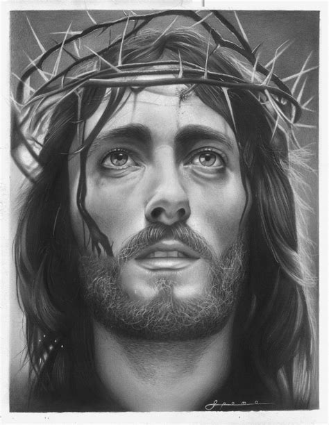 Pencil Drawing Of Jesus Face at PaintingValley.com | Explore collection of Pencil Drawing Of ...