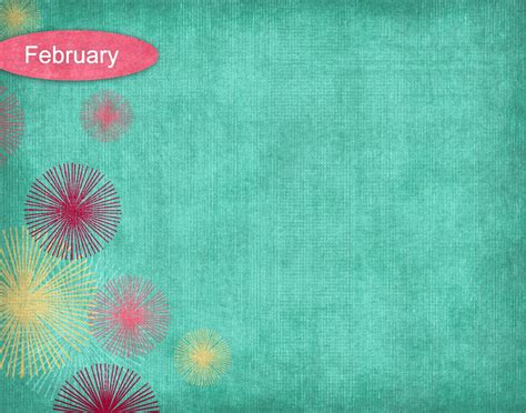 February Powerpoint Templates