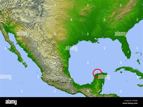 Chicxulub Crater Location