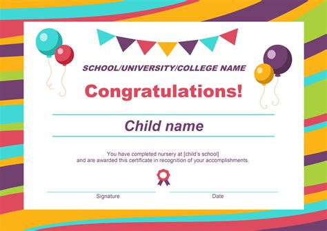 Free Printable Certificate Templates For Kids – KAESG BLOG