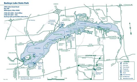 Buckeye Lake Historical Society - Buckeye Lake Map