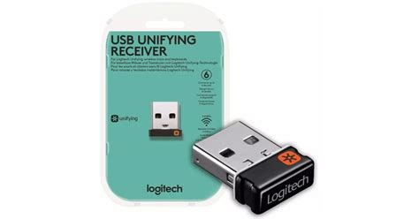 Logitech USB Unifying Receiver 2.4 GHz Wireless Compatible w/ Logitech Unifying Devices up to ...