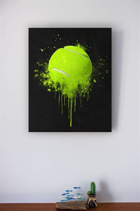 Colorful Tennis Ball Art