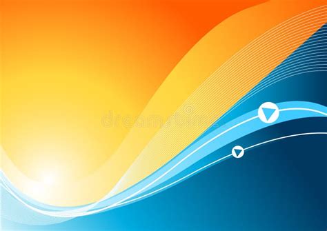 Vector Wave Background stock vector. Illustration of illumination - 2921356