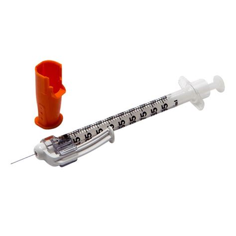 BD 305945 - BD Safety Glide 1cc Tuberculin Syringe/ Permanently attached Needle 27 Gauge, 1/2 ...