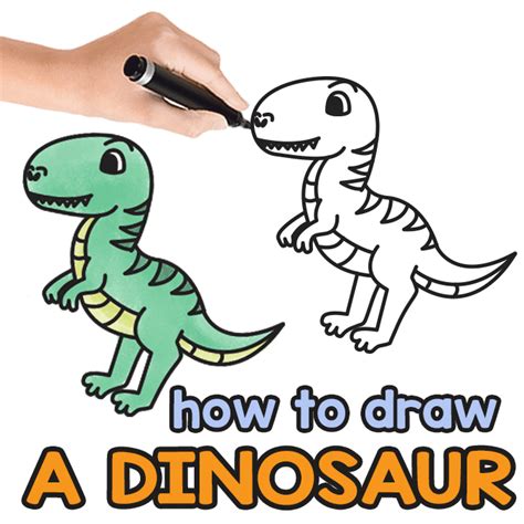 10+ Draw Easy Dinosaur - FreyjaEamonn