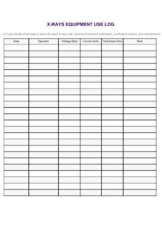 9+ SAMPLE Equipment Calibration Logs in PDF | MS Word