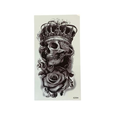 Skull King Crown Tattoo