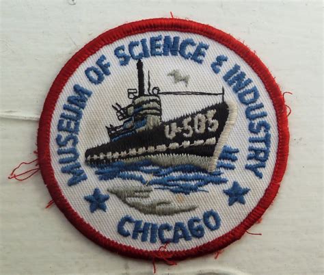 Chicago Museum of Science and Industry U-505 Submarine Iron-On