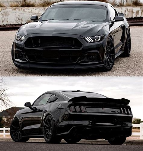 Black S550 Mustang Gt