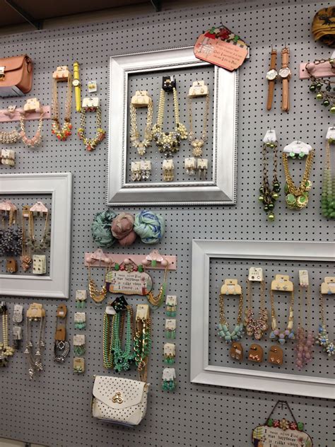 Our new addition- peg board jewelry display #jewellerydisplay | Jewelry shop display, Diy ...