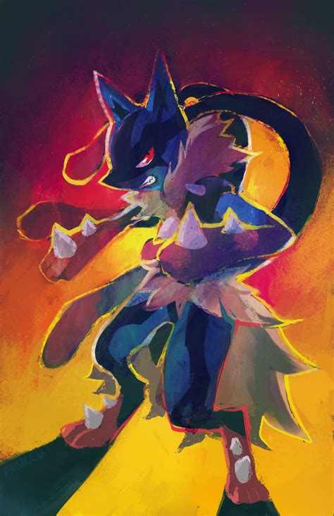 Mega Lucario Fan Art