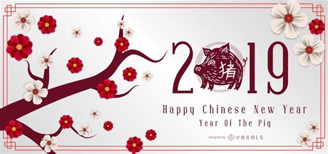 Chinese New Year Banner Design Vector Download