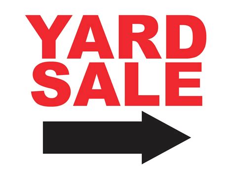 Printable Yard Sale Signs | Free download on ClipArtMag