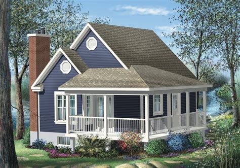 Simple One Bedroom Cottage - 80555PM | Architectural Designs - House Plans