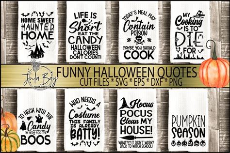 Funny Halloween Quotes | Halloween Kitchen SVG Bundle, Towel