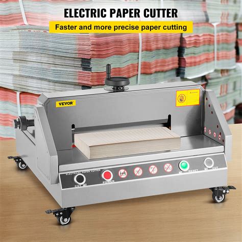 VEVOR Electric Paper Cutter 0-330 Cutting Width, Electric Paper Trimmer, 40mm Cutting Thickness ...