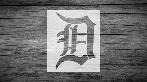 Detroit Tigers Logo Stencil Reusable Plastic or Vinyl FAST - Etsy