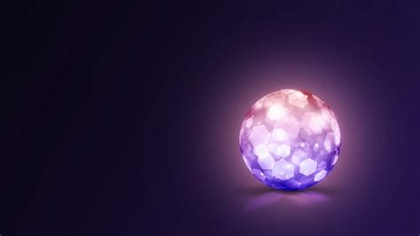 crystal, 4k, lightning, ball HD Wallpaper