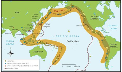 Map Of Ring Of Fire Earthquakes