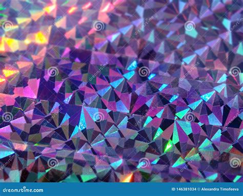 Holographic Colorful Purple Violet Lights Festive Background Stock Illustration - Illustration ...