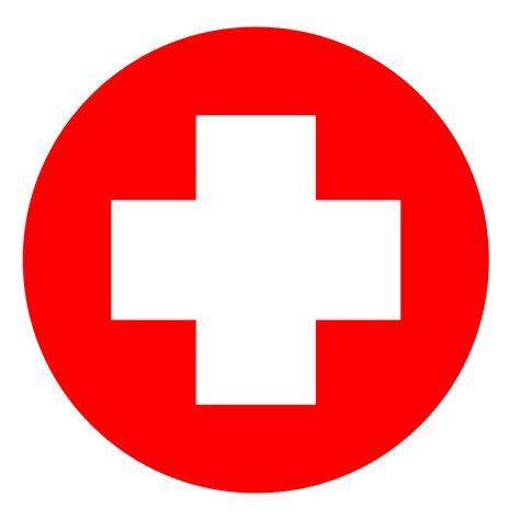 Round Medical Cross Symbol on Transparent Background 17177954 PNG