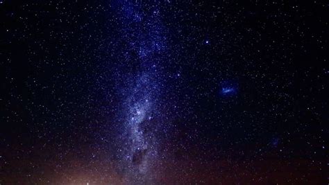 Star Time Lapse, Milky Way Galaxy Moving Across The Night Sky Stock Footage Video 1551916 ...