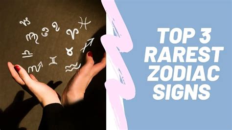 Top 3 Rarest Zodiac Signs: Are You one of them?