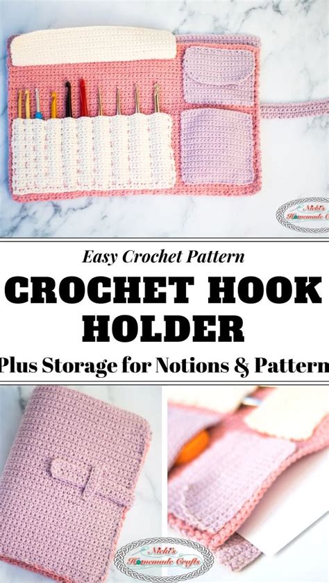 Crochet Hook Holder Crochet Pattern: An immersive guide by Nicki's Homemade Crafts - Free ...