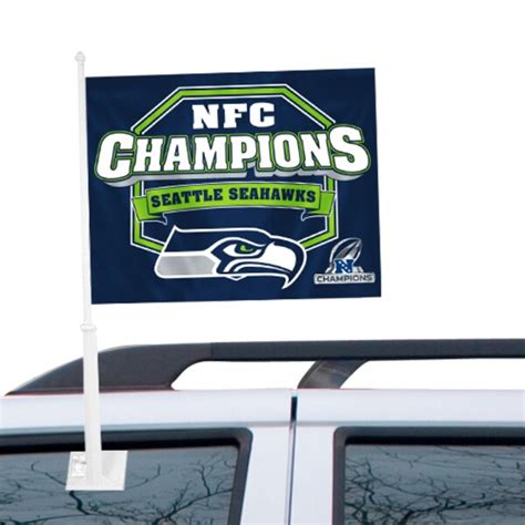 Seattle Seahawks 2014 NFC Champions Car Flag - Fanatics.com