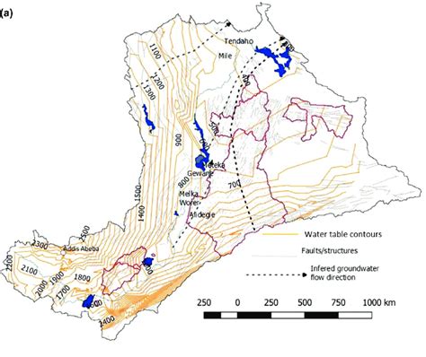 Regional water table map. | Download Scientific Diagram