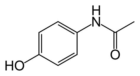 Drugs and Medicines: PARACETAMOL CHEMICAL STRUCTURE