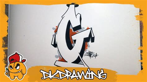 Graffiti Alphabet Letters G