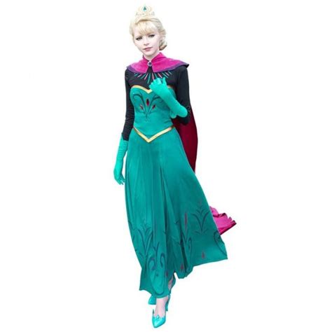 Disney Elsa Frozen Complete Cosplay Costume For Adults Halloween Costume | Costume Party World