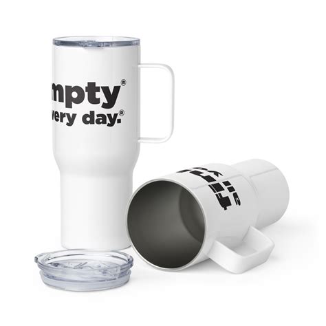 Travel mug with a handle – Finish Empty