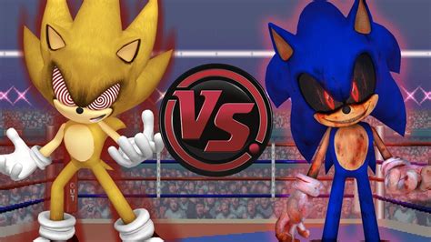 Fleetway Sonic Vs Sonic Exe