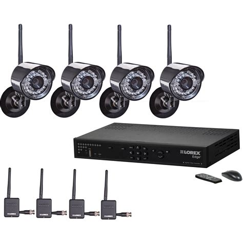 Lorex 8 Channel Edge + Wireless Security Camera LH328501C4W B&H