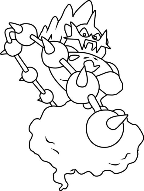 Thundurus Pokemon coloring page - Download, Print or Color Online for Free