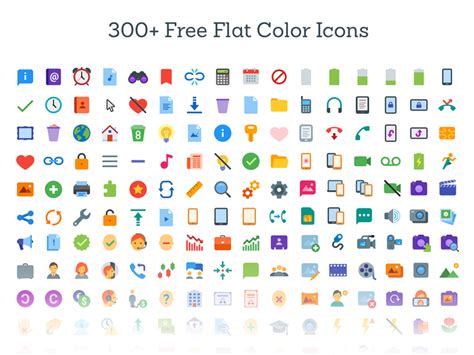 Free Flat Color Icons SVG freebie - Download free SVG resource for Sketch - Sketch App Sources