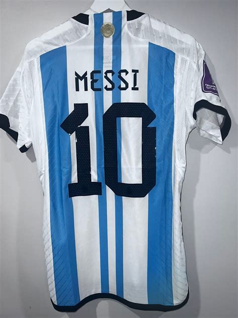 Lionel Messi Argentina Three Star 22/23 Home Jersey By Adidas | lupon.gov.ph